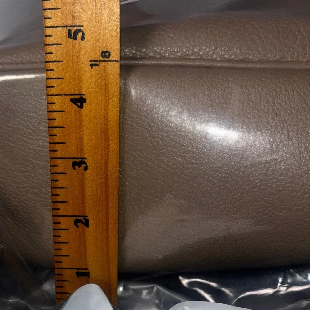 Michael Kors Rhea Zip Small Pebble Leather Backpack Truffle Tan Gold Tone Luxury